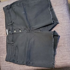 Black high waisted shorts